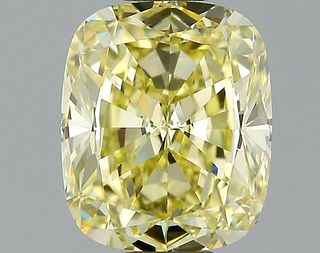 1.05 ct., Fancy Yellow/VS1, Cushion cut diamond, unmounted, VM-2408