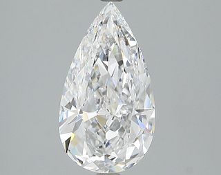 2.51 ct., D/IF, Pear cut diamond, unmounted, GSD-0036