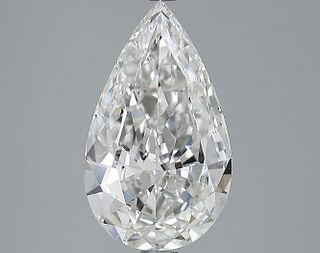 3.17 ct., F/SI1, Pear cut diamond, unmounted, BRD-2773