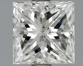 1.72 ct., H/SI2, Princess cut diamond, unmounted, SH-0729