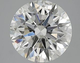 5.12 ct., I/SI2, Round cut diamond, unmounted, PK2222
