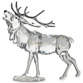 Swarovski Crystal Stag Elk Figurine