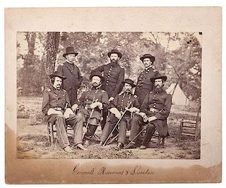 "Generals Rosecrans & Sheridan," Albumen Photograph 