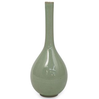 Korean Celadon Bottle Neck Vase