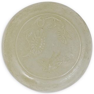 Chinese White Jade Seal Paste Box