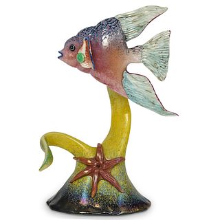Pino Signoretto Murano Fish Sculpture