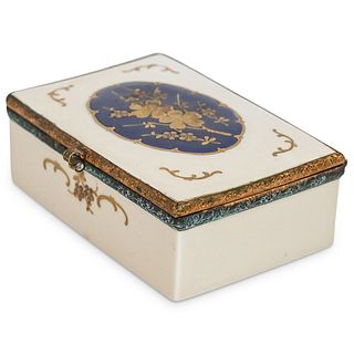 French Painted Porcelain Box