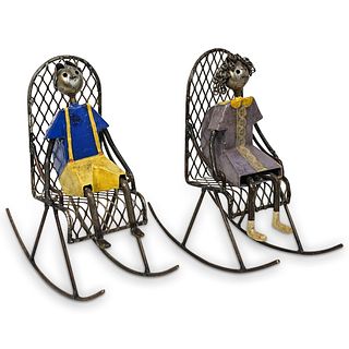 Felguerez Art Sculpture Rocking Chairs