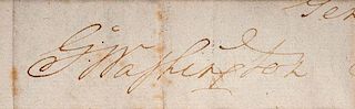 George Washington Clipped Signature, Plus 