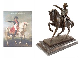Napoleon, Aldo Vitaleh Original Bronze Figurine Group