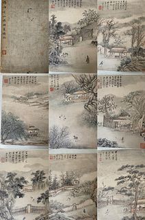 Tang Yifen (1778-1853) Album of Eight Leaves