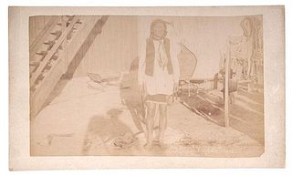 Sioux Chief Kicking Bear, Northwestern Photo Co. Boudoir Card 