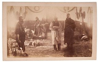 Wounded Knee Massacre, Photograph of Survivors and Soldiers Inside Holy Cross Episcopal Church, Pine Ridge, SD 