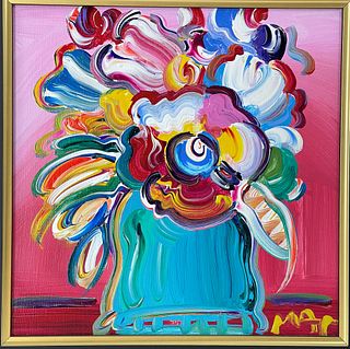 Peter Max Abstract Flowers Ver. XII 126