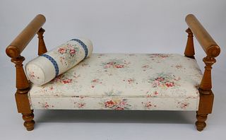American Tiger Maple Youth's Day Bed, 19th Century