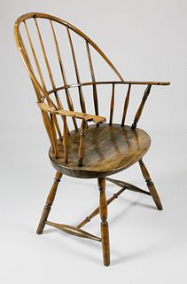 American Sack-Back Windsor Armchair, early 19th Century