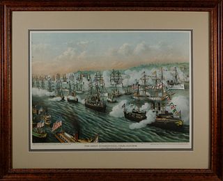 "The Great International Naval Review: New York, April 27th 1893" Lithograph