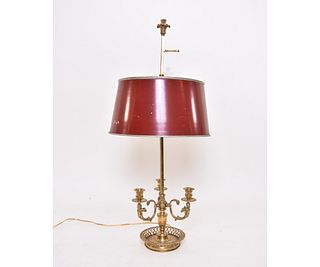 FRENCH BRASS BUOILLOT LAMP