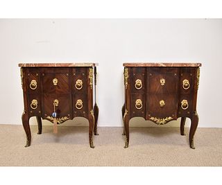 PAIR OF LOUIS XVI STYLE CHESTS