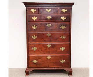 PENNSYLVANIA CHIPPENDALE TALL CHEST
