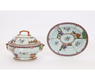 FINE CHINESE PORCELAIN COVERED TUREEN