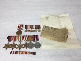 A MIXED LOT OF MEDALS, INCLUDING 1939-45 STAR; THE ITALY  STAR, FRANCE AND GERMANY; AFRICA STAR.ETC