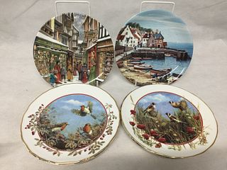 6 ROYAL DOULTON AND POOLE COLLECTOR PLATE ,D 22CM