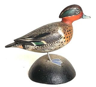 Miniature Green-Winged Teal Drake by Crowell