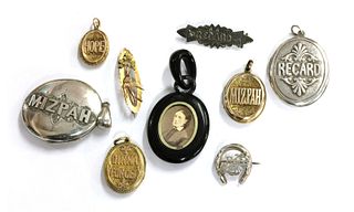 A quantity of Victorian sentimental jewellery,