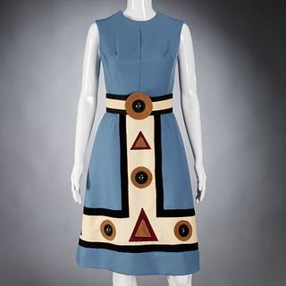 Pierre Cardin for Elizabeth Arden wool dress