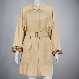 Ladies Burberry tan trench coat