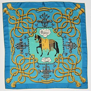 Hermes "Palefroi" 90 cm silk scarf