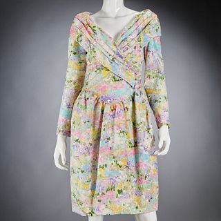 Hanae Mori printed silk dress