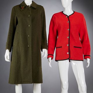 (2) Austrian wool ladies coats