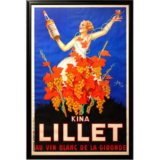 Robys "Kina Lillet" lithographic poster