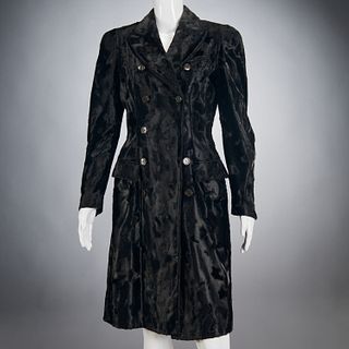 Jean Paul Gaultier velvet coat