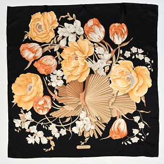 Salvatore Ferragamo floral silk scarf