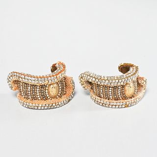 (2) Wendy Gell cuff bracelets