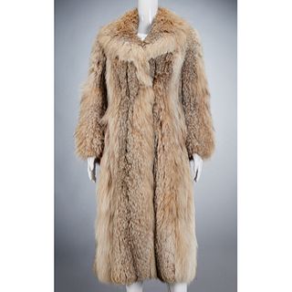 Full length lynx coat