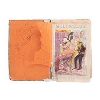 Vitoria, Mario - Elizondo, José F. Multicolor, Semanario Humorístico Ilustrado. México, Julio 1911 - Septiembre de 1912.