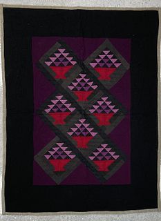 Two Amish Crib Quilts