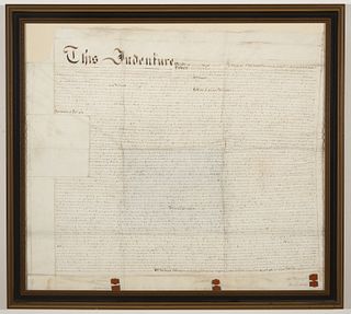 Large Early Indenture 1804