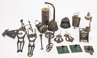 Iron and Metalware Novelty Lot