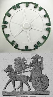 Assyrian Copper Chariot Wheel Rim, ex Sotheby's