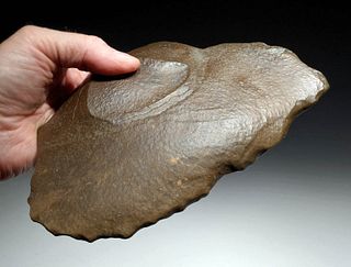 Huge Paleolithic Acheulean Stone Deflesh & Scraper Tool