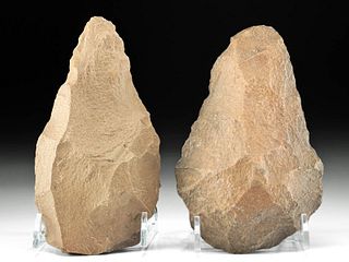 2 North African Sahara Paleolithic Stone Tools