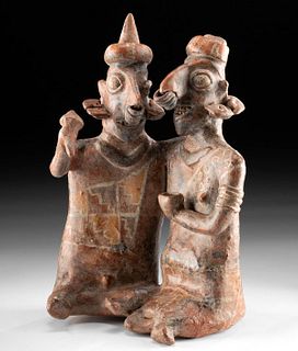 Pre-Columbian Nayarit Pottery Joined Couple