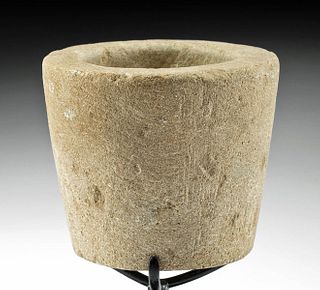 Rare & Important 19th C. Hawaiian Stone Mortar