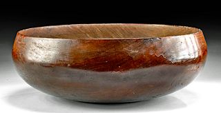 19th C. Hawaiian Kou Wood Calabash Bowl