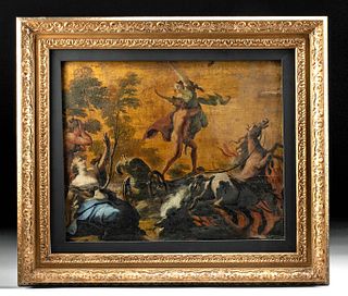 18th French Painting - Rape of Persephone by Hades